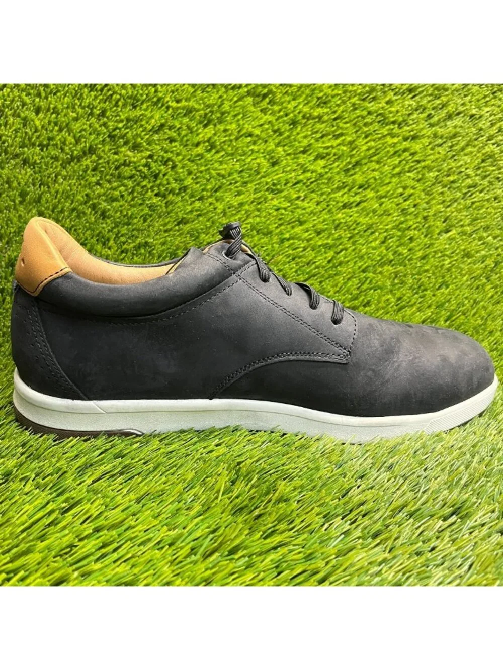 Florsheim Crossover Mens Size 12 Black Steel Plain Toe Safety Oxford Work Shoes